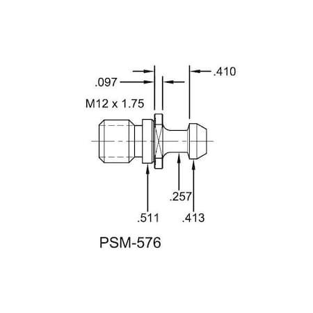 Tj Davies Co Solid Retention Knob PSM-576